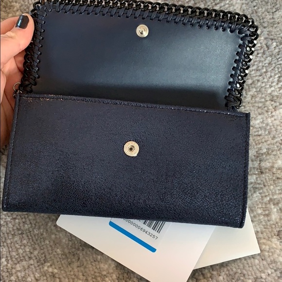 💕x7HP💕Stella McCartney Falabella navy wallet - Picture 13 of 13